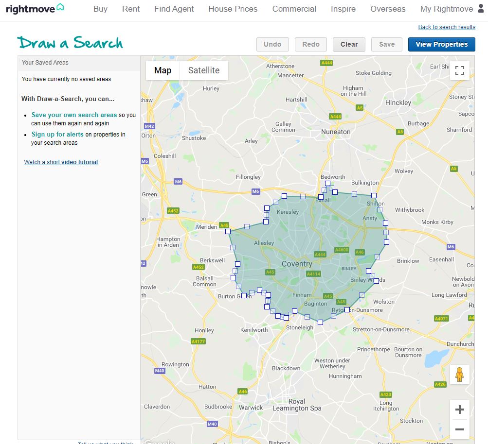 rightmove search area.